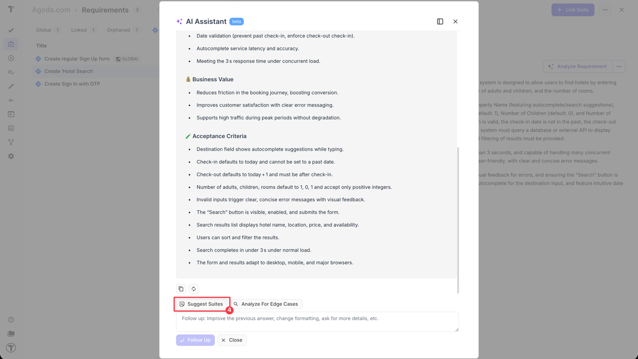Testomat.io - Requirement
