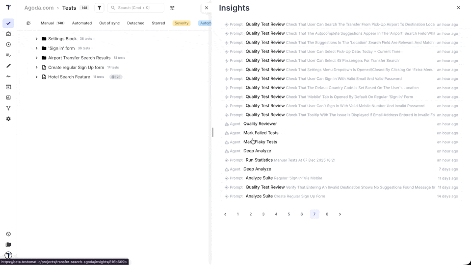 Testomat.io - Insights