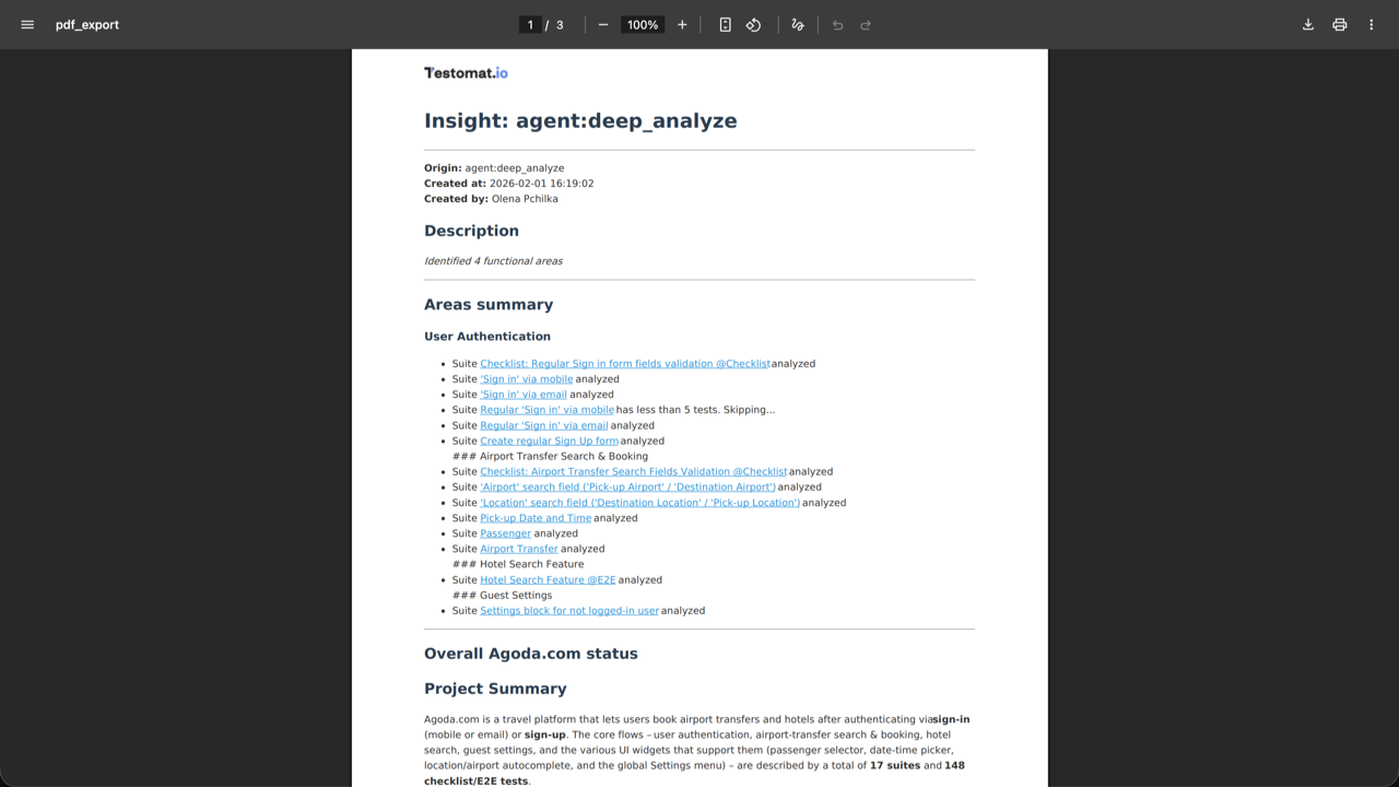 Testomat.io - Insights