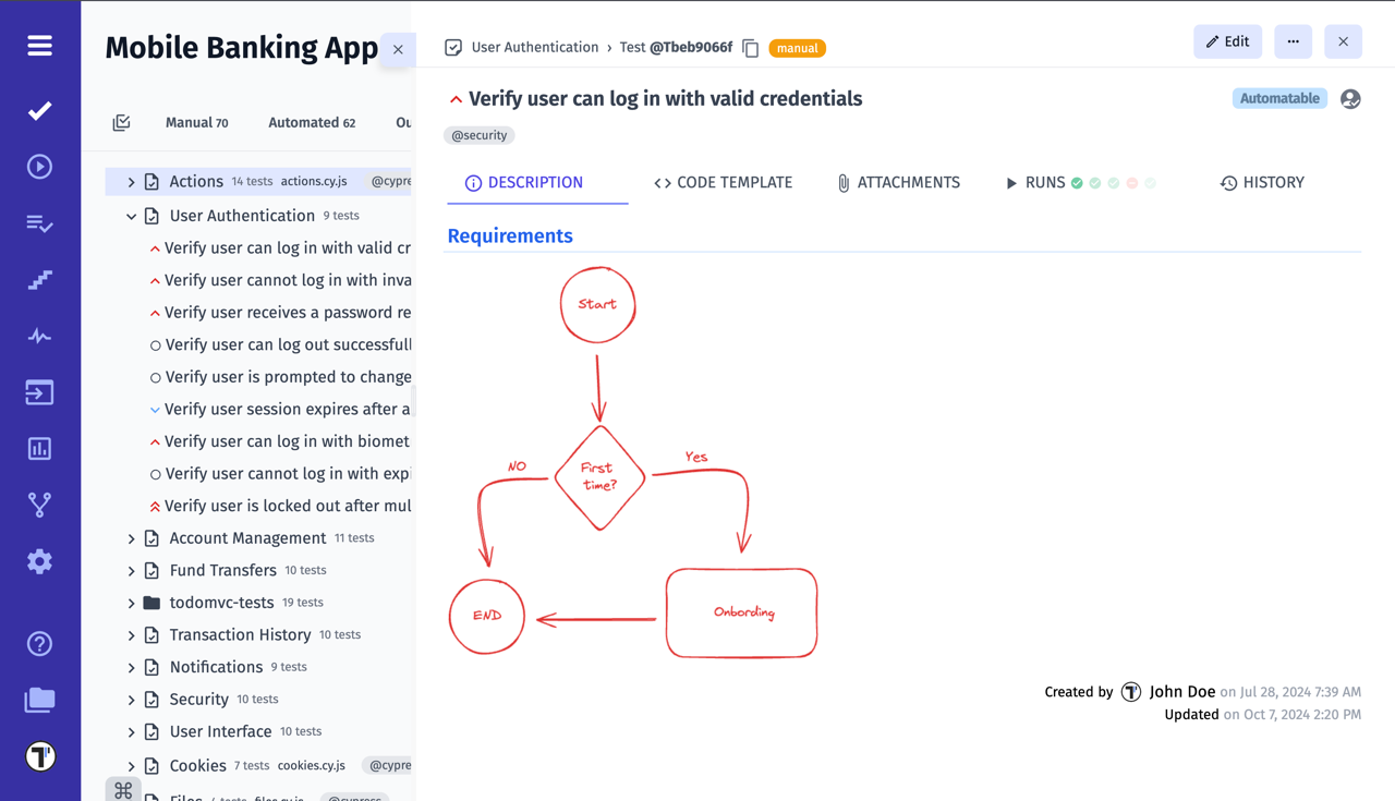 Testomatio.io - Draw Preview