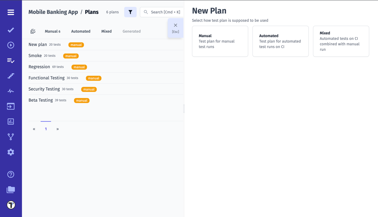 Testomat.io - New Plan