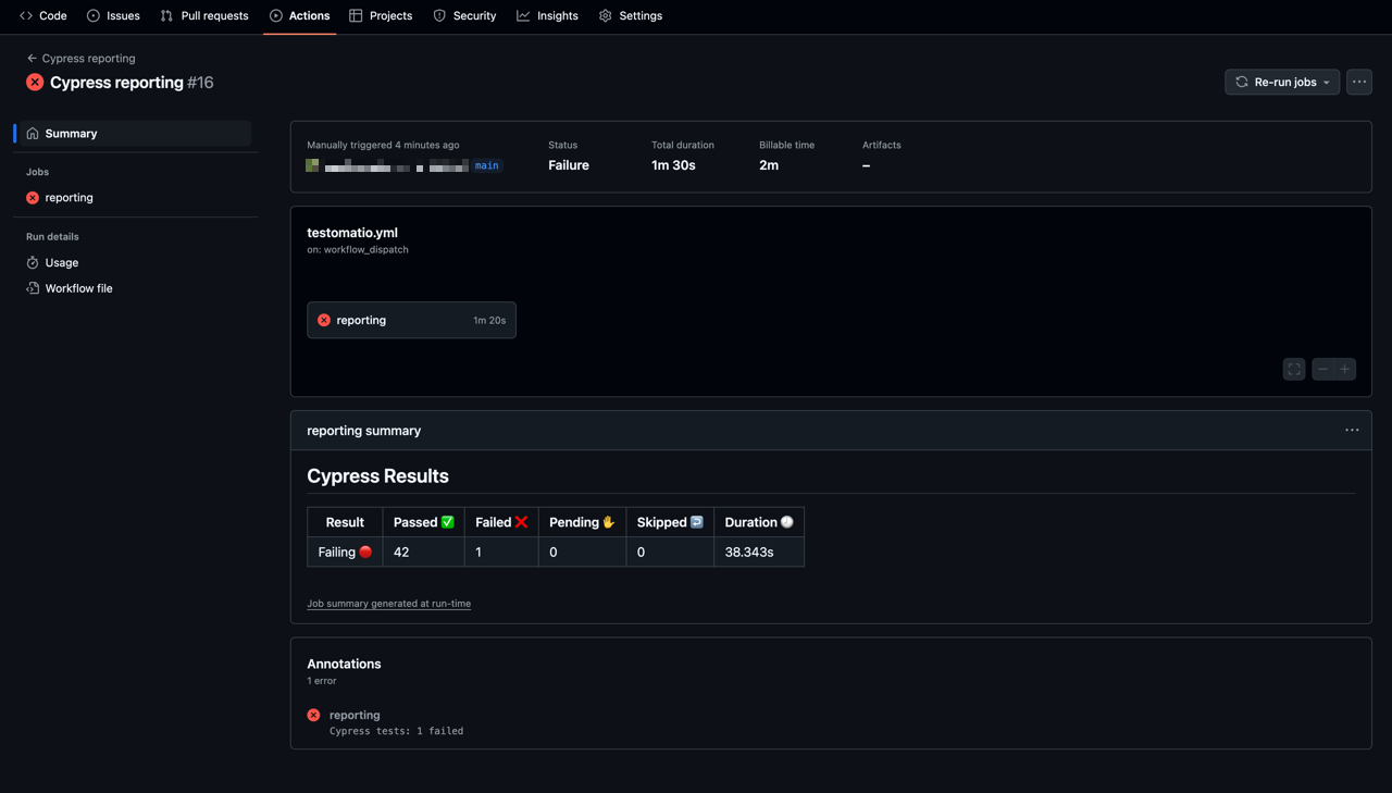 Testomat.io - GitHub Actions