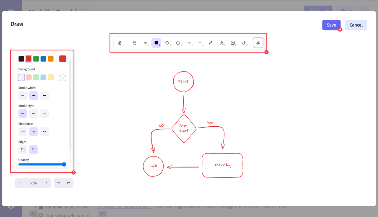 Testomatio.io - Draw Tools