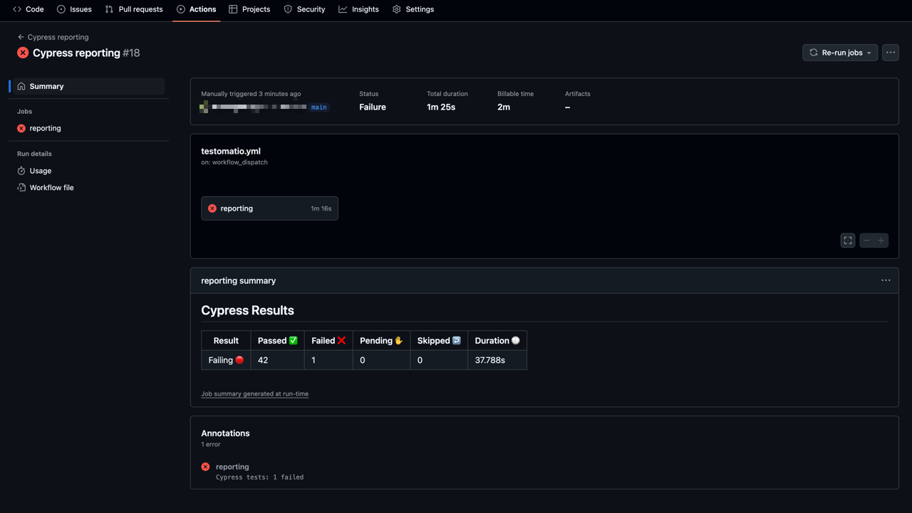 Testomat.io - GitHub Actions