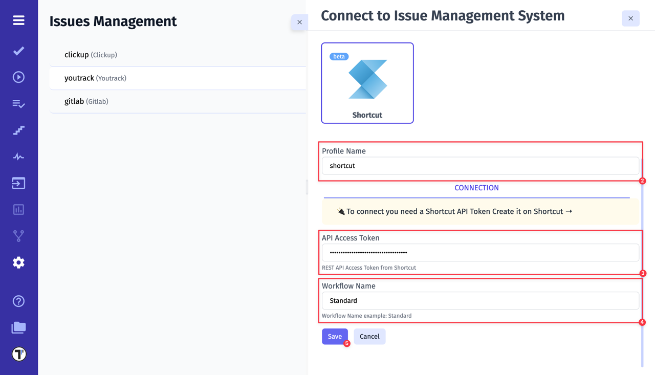 Testomat.io - Shortcut Configuration