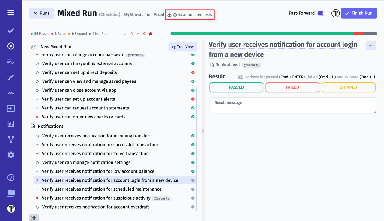 Testomat.io - Run Tests