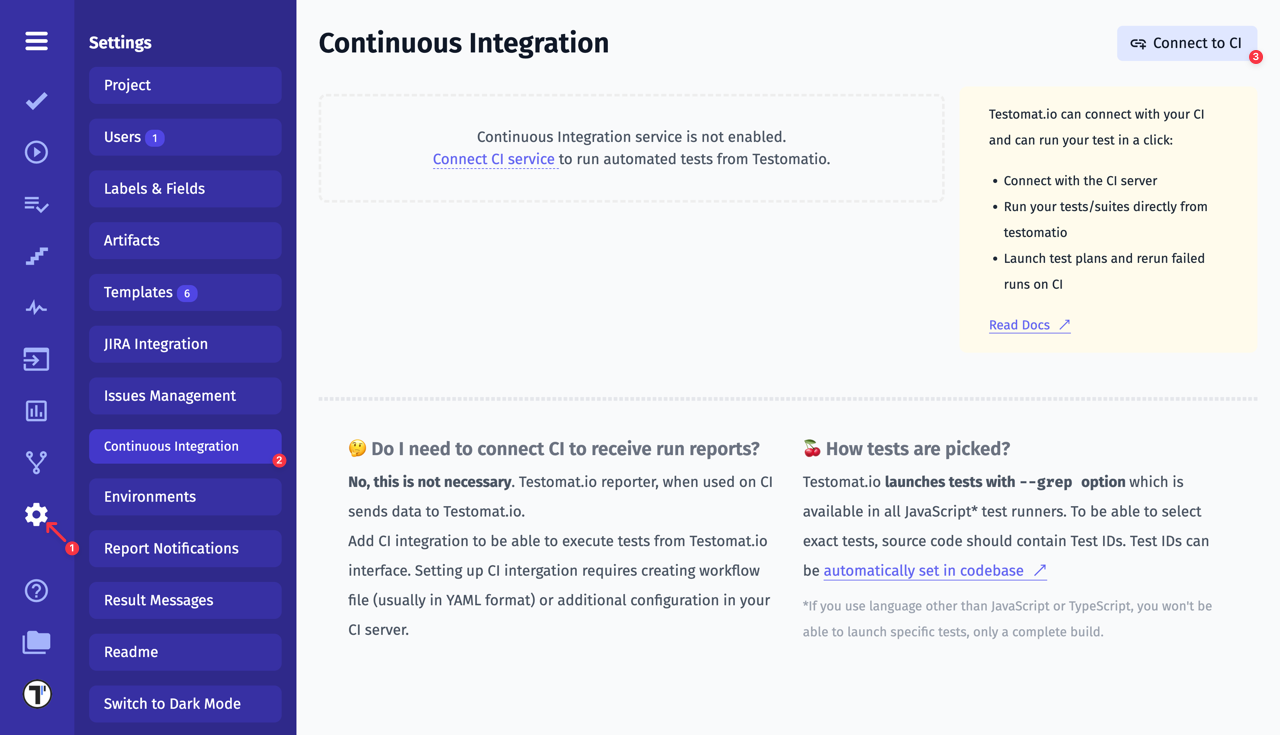 Testomat.io - Bitbucket Continuous Integration