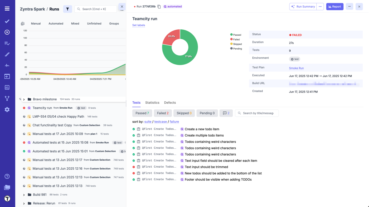 Testomatio - TeamCity