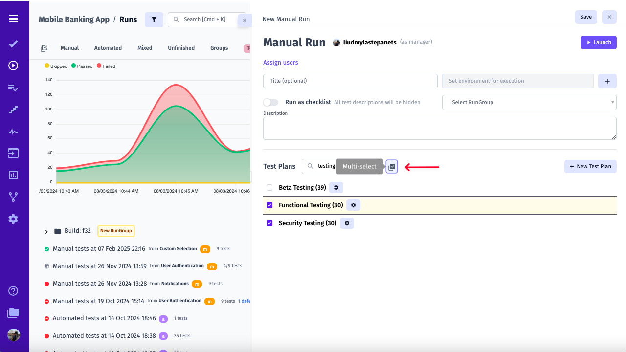 Testomat.io - How to include Multiple Test Plans in Your Run