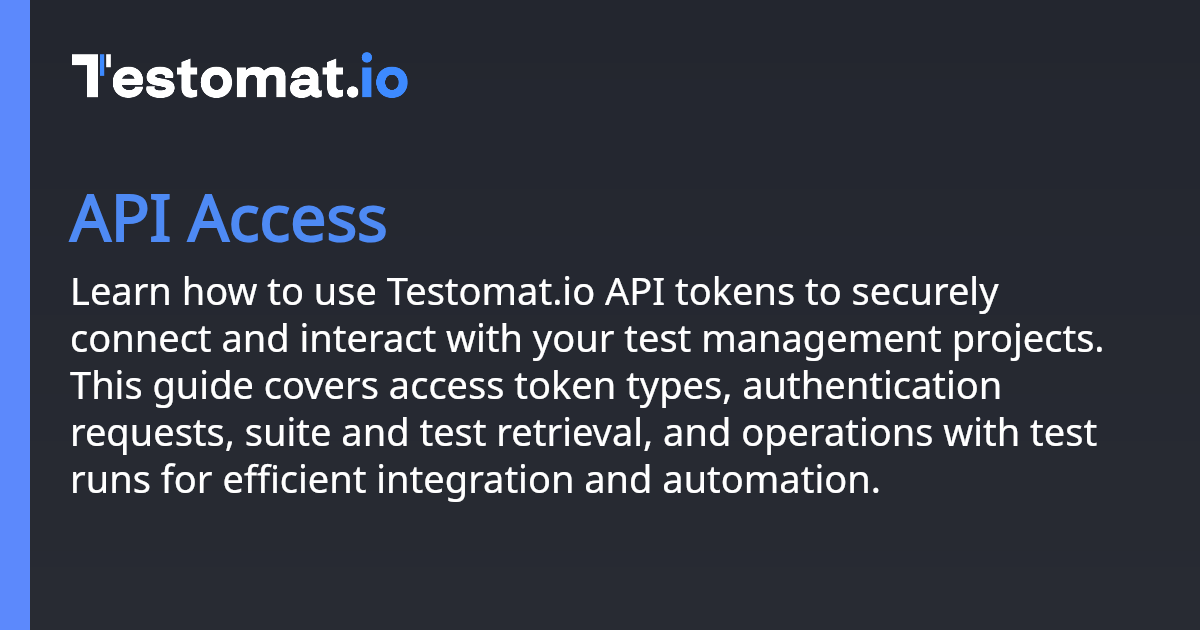 API Access | Docs