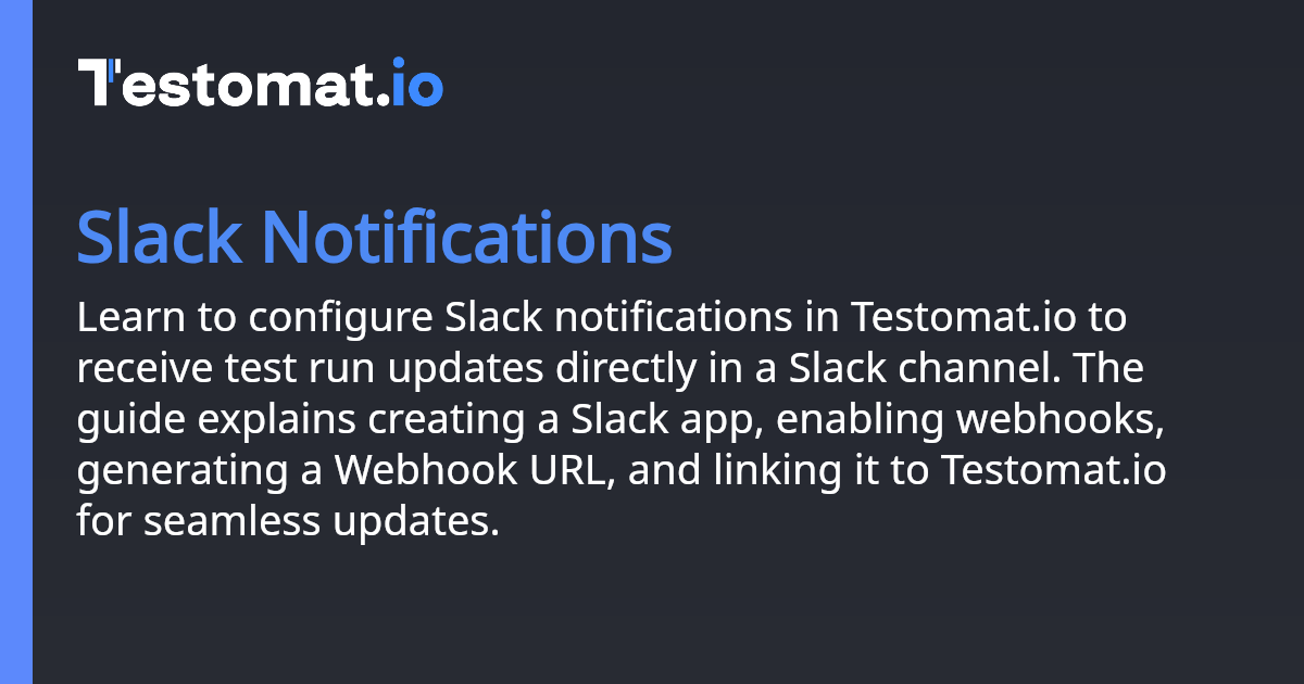 Slack Notifications | Docs