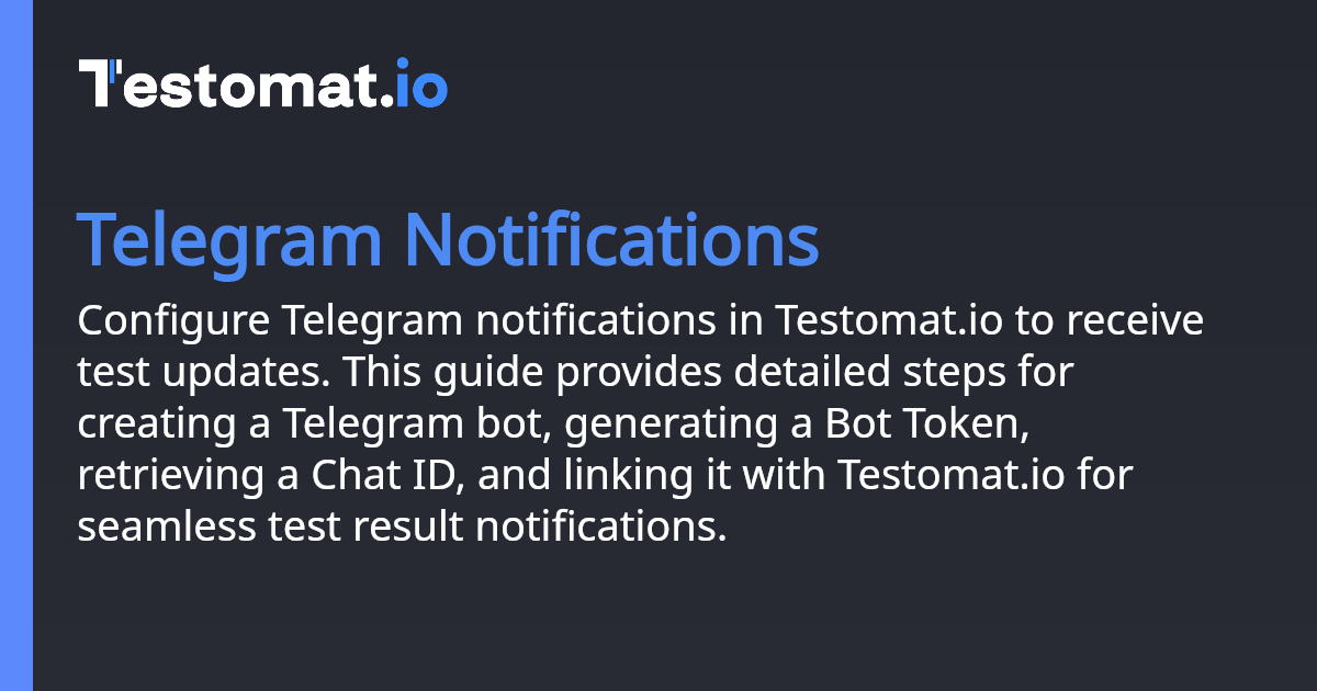 Telegram Notifications | Docs