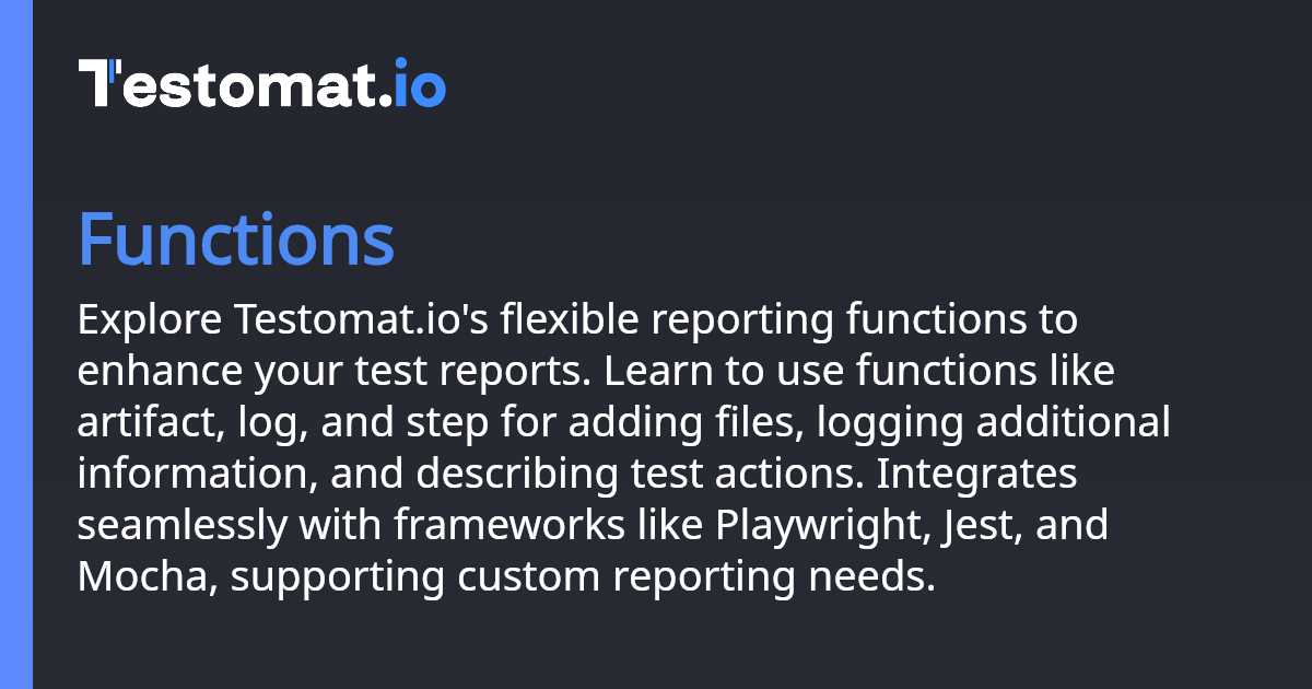 Functions | Docs